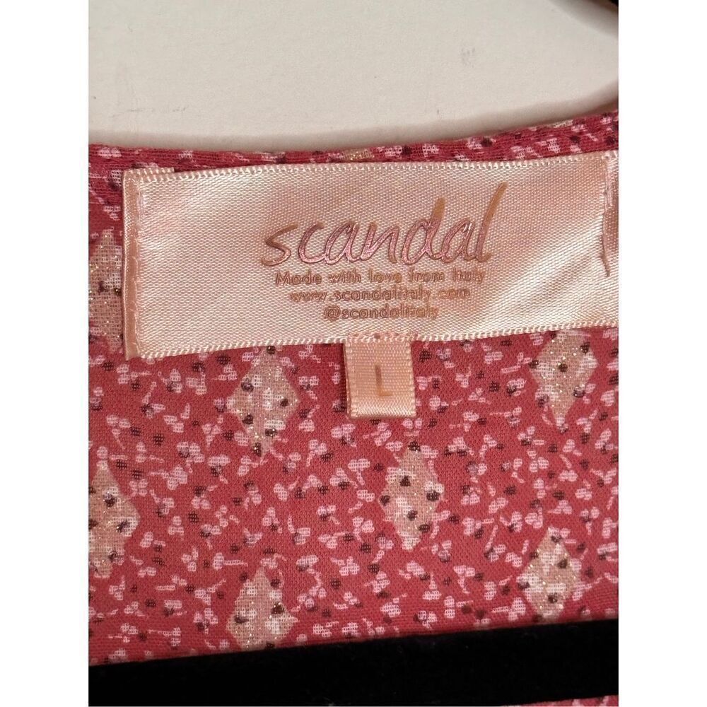 Sundance Scandal Italy Scarlet Pink Cotton Dress Large - Picture 6 of 8